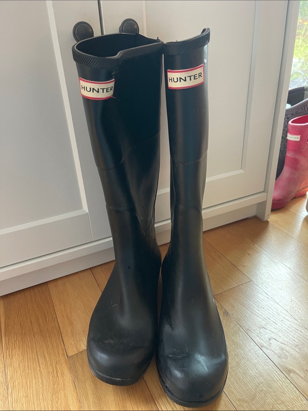 Hunter x Target Tall Women’s Rainboots - Black - Size 8